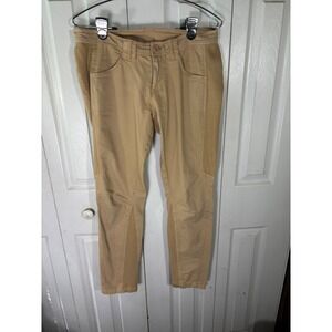 Sundance Tan Khaki‎ Pants Womens Size 2 Casual Straight Leg Comfortable